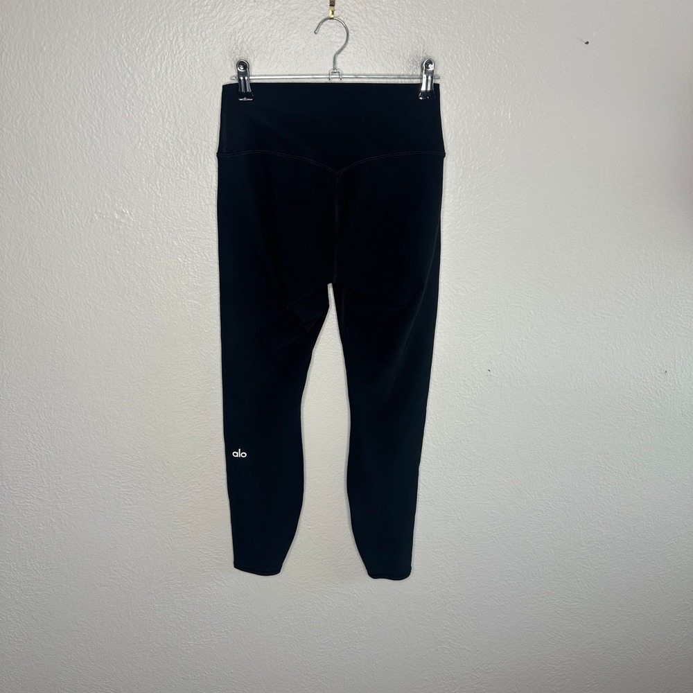 Alo Yoga 7/8 High-Waist Airbrush Leggings Black Size XS Gym Workout - Picture 6 of 7